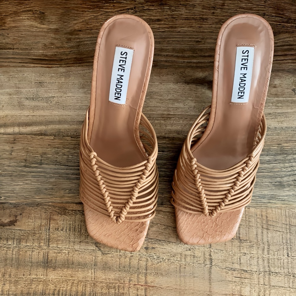 Steve Madden Bond Strappy Cage Heels